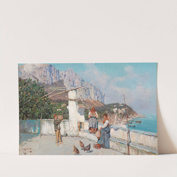 Scene da Capri by Giuseppe Giardiello