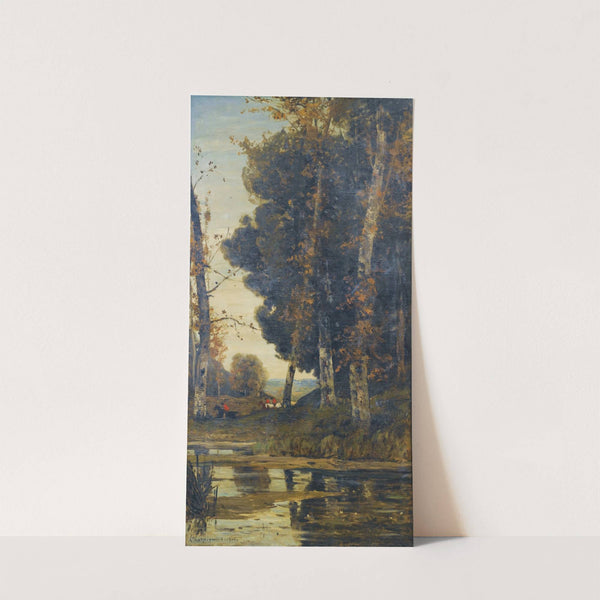 Scène de chasse à courre (1866) by Henri-Joseph Harpignies