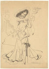 Scène de music-hall – meneuse de revue (Le Rabelais) (1900-1913)
