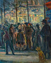 Scène de rue en hiver (circa 1915)