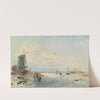 Scène D’hiver En Hollande ( 1871) by Johan Barthold Jongkind
