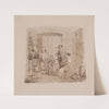 Scene foran en romersk hattemagerbutik (1841) by Sophus Schack