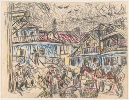 Scene from a marketplace (1934 - 1937)