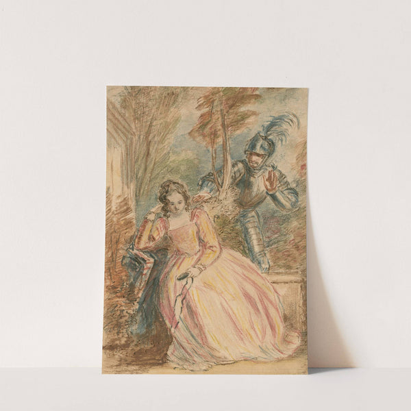 Scene from King John – act III, sc. 1 by John Massey Wright