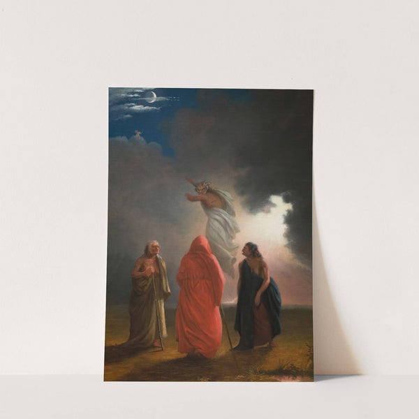Scene from Macbeth (ca. 1850) by William Rimmer