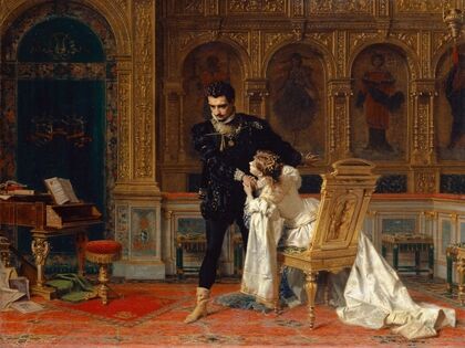 Scene From Schillers Fiesco (Act Iv, Scene 14)