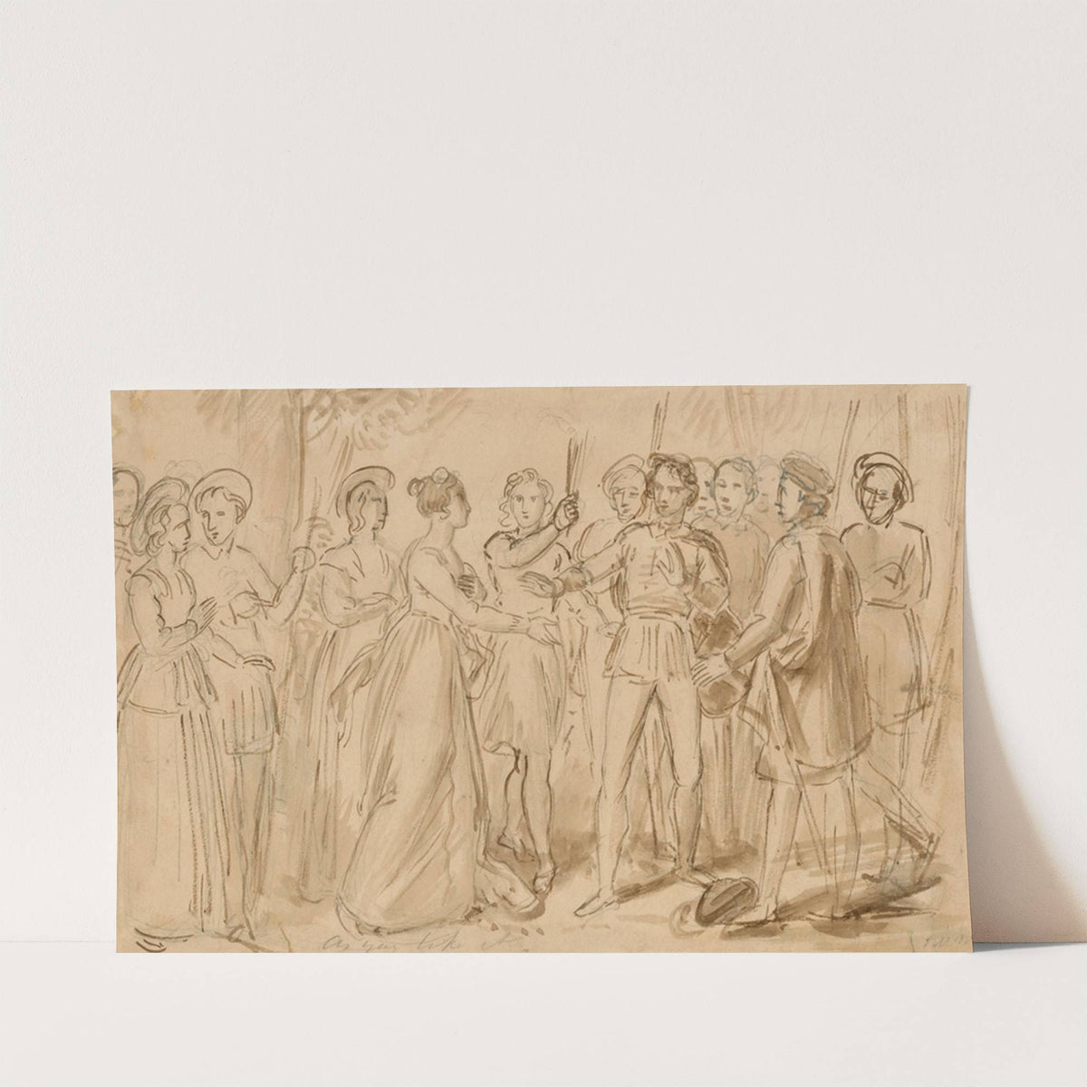 Scene from Shakespeare by John Massey Wright