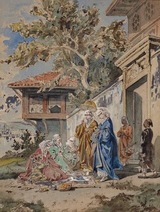 Scene from the life of Turkish women (1873)
