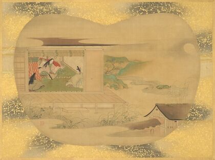 Scene from The Tale of Genji (18th century)