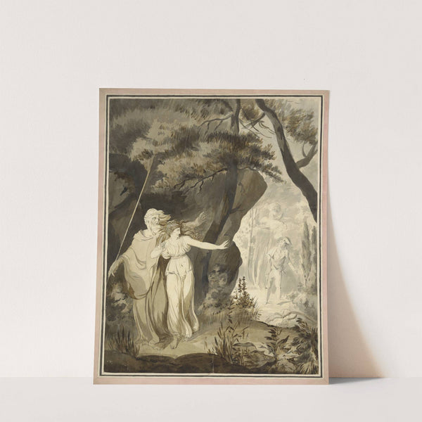 Scene from The tempest (1780-1790) by Margaret Elizabeth Wilson