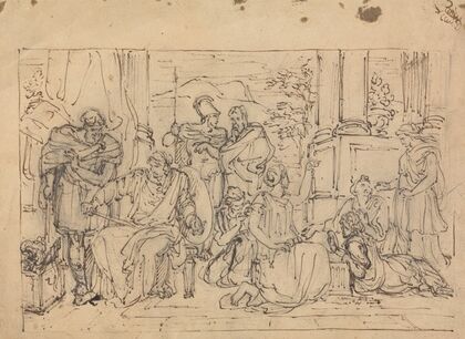 Scene from Timon of Athens