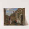Scene in a Courtyard (early 1660s) by Ludolf de Jongh