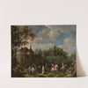 Scene in a park by Lucas van Uden