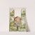 Scene of family working at home surrounded by scenes of forest animals by Anonymous