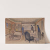Scene of Ibsen’s ‘Ghosts’ (1906) by Edvard Munch