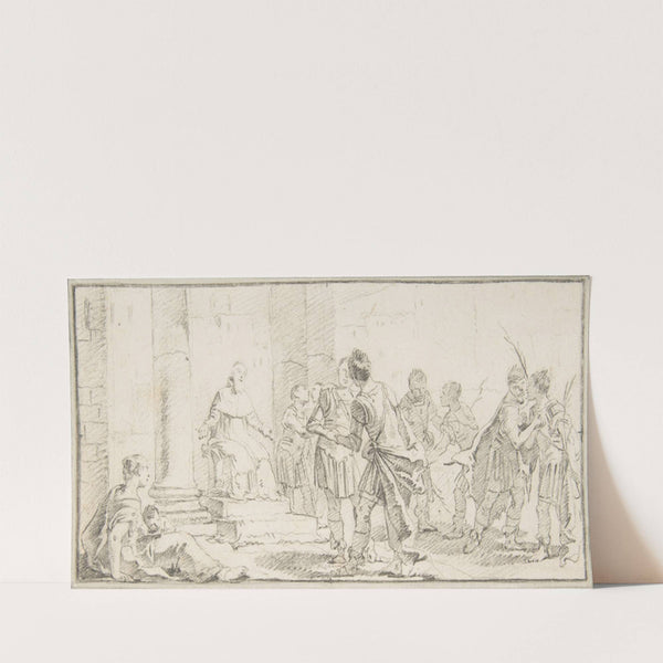Scene of Peacemaking (1696–1770) by Giovanni Battista Tiepolo