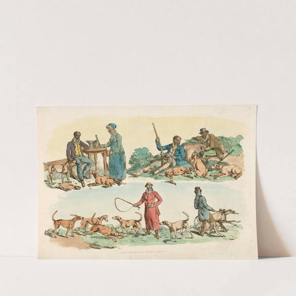 Scene of the hunters’ life (1817-1818) by Henry Thomas Alken