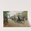 Scène Sur Les Champs-Élysées by Jean Béraud