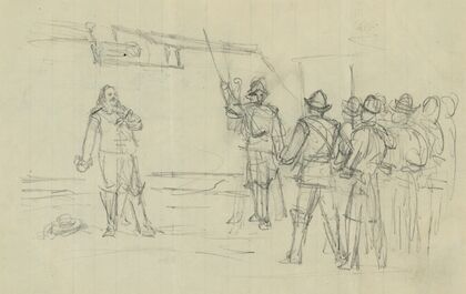 Scene with conquistadors