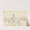Scene with Horse and Rider by James Howe