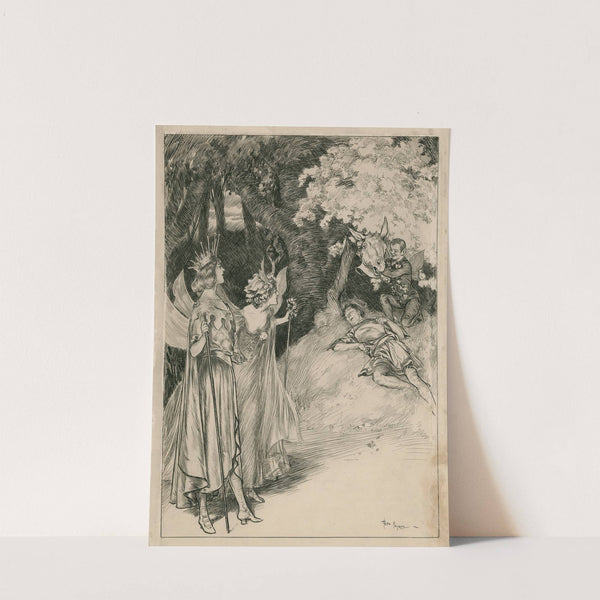 Scenes from A midsummer night’s dream at Her Majesty’s Theatre (1900) by Frederick Pegram