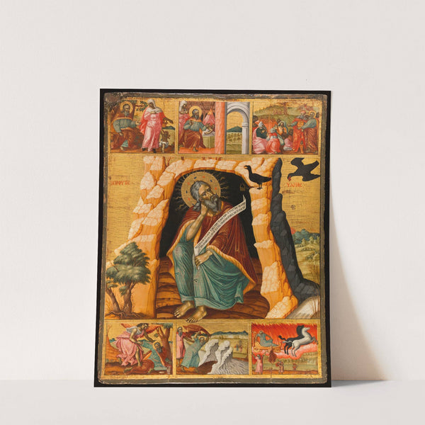 Scenes from the life of the prophet Elijah by Bulgarian School