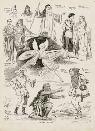 Scenes from The tempest (1904)