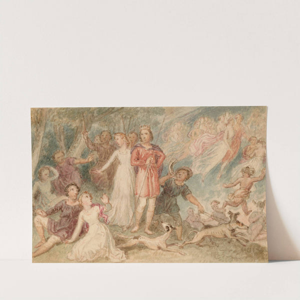 Scenes from The tempest and Midsummer night’s dream 2 by John Massey Wright