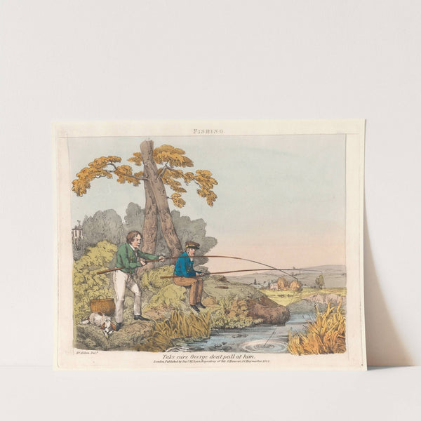 Scenes in the Life of Master George – Fishing (1823) by Henry Thomas Alken