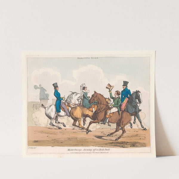 Scenes in the Life of Master George – Morning Ride (1823) by Henry Thomas Alken