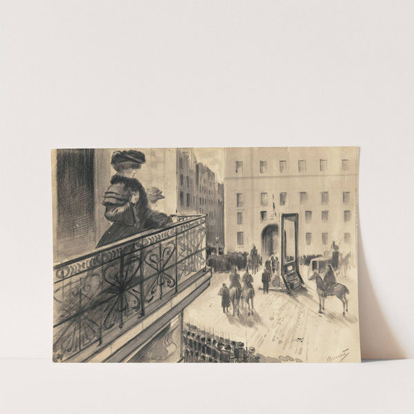 Scenes of Sarah Bernhardt’s life 1 (1904-1905) by Maurice Perronnet