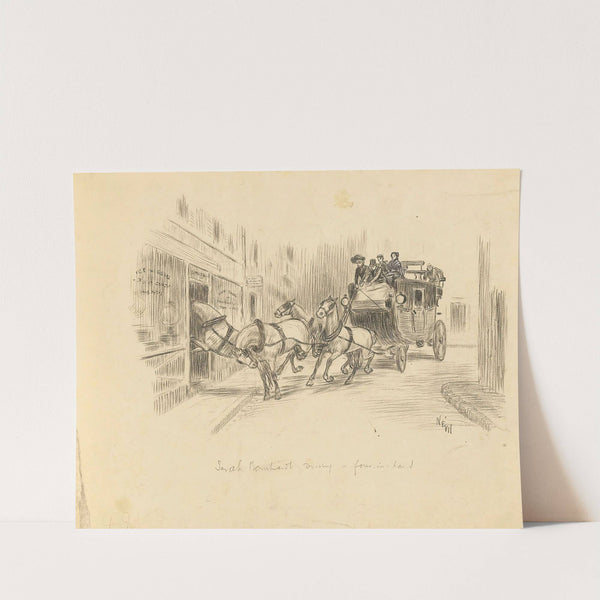 Scenes of Sarah Bernhardt's life 10 by Nevil