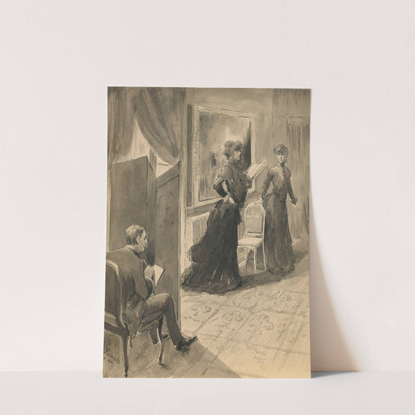 Scenes of Sarah Bernhardt’s life 3 (1904-1905) by Maurice Perronnet