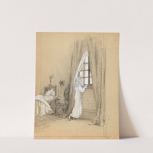 Scenes of Sarah Bernhardt&#039;s life by Georges Jules Victor Clairin