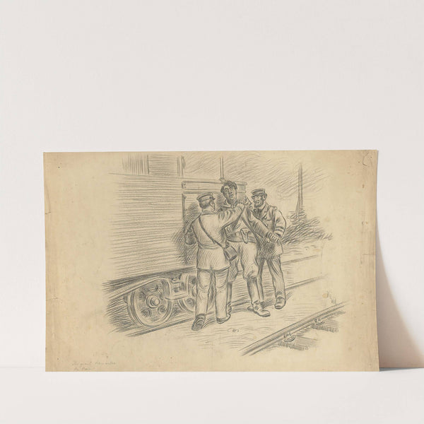 Scenes of Sarah Bernhardt's life 5 by Nevil