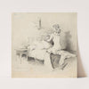 Scenes of Sarah Bernhardt’s life 7 (1879) by Louise Abbéma