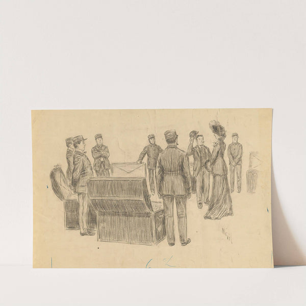 Scenes of Sarah Bernhardt's life 8 by Nevil