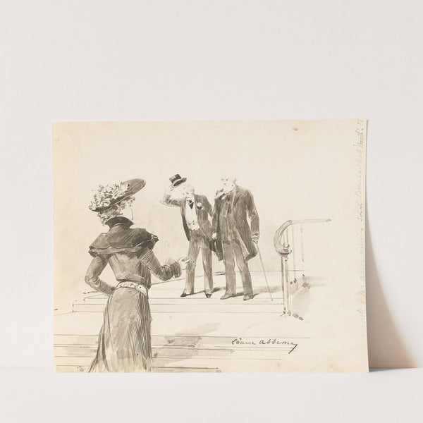 Scenes of Sarah Bernhardt’s life 9 (1879) by Louise Abbéma