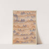 Schabloniertes Papier (Schablonenspritzpapier) (before 1927) by Walter Birke