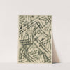 Schabloniertes Papier (Schablonenwischpapier) (1915 - 1927) by Annemarie Irmler