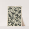 Schabloniertes Papier (Schablonenwischpapier) (1915 - 1927) by Annemarie Irmler