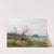 Schafherde mit Hirten in einer weiten Landschaft by Raimund Ritter von Wichera