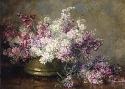 Schale mit Blumen