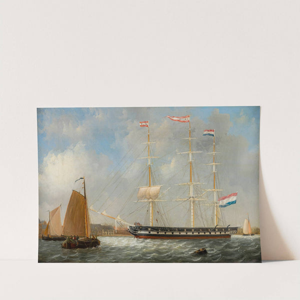 Scheepsportret Bato by Frans Jacobus van den Blijk