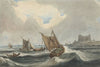 Schepen voor de haven van Vlissingen