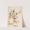 Scherzo di Fantasia; Two Standing Orientals and a Standing Youth with a Sword (1696–1770) by Giovanni Battista Tiepolo