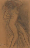 Schets van leunend figuur (1949)