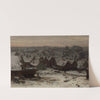 Scheveningen in winter by Willem Bastiaan Tholen