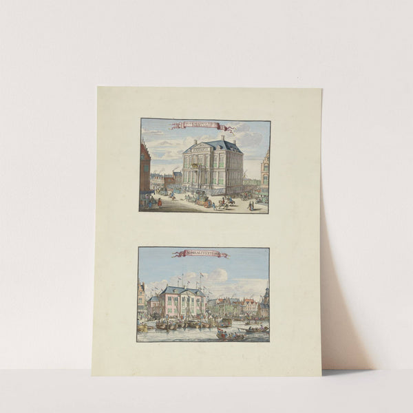 Schielandshuis Admiraliteitshof &#8216;t Gemeenelandts Huys van Schielandt t&#8217;Admiraliteit Hof (1694-1695) by Johannes de Vouw