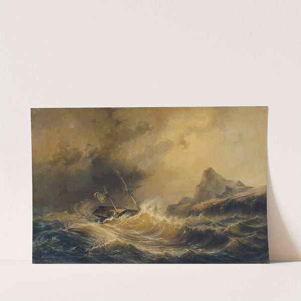 Schiffbruch bei Kap Hoorn (1854) by Josef Carl Berthold Püttner